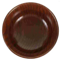 Cuencos con diseño de mal de ojo, recipiente de madera para ensalada, frutas decorativas naturales, vajilla Retro