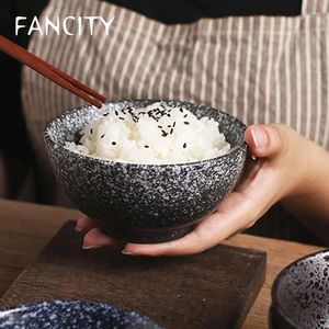 Kommen Fantity Japanse stijl rijstkom huishouden retro keramische soep noedel creatief klein bord servies set