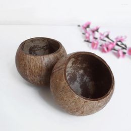 Kommen Fancy Coconut Shell Bowl Esthetische opslag Decoratief huishoudelijk huishoudelijke benodigdheden allemaal