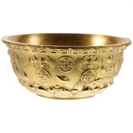 Tazones de oro decoración tesoro tesoro creativo cornucopia adorno diseño de fiesta regalo decoración exquisita latón de cobre utensilios
