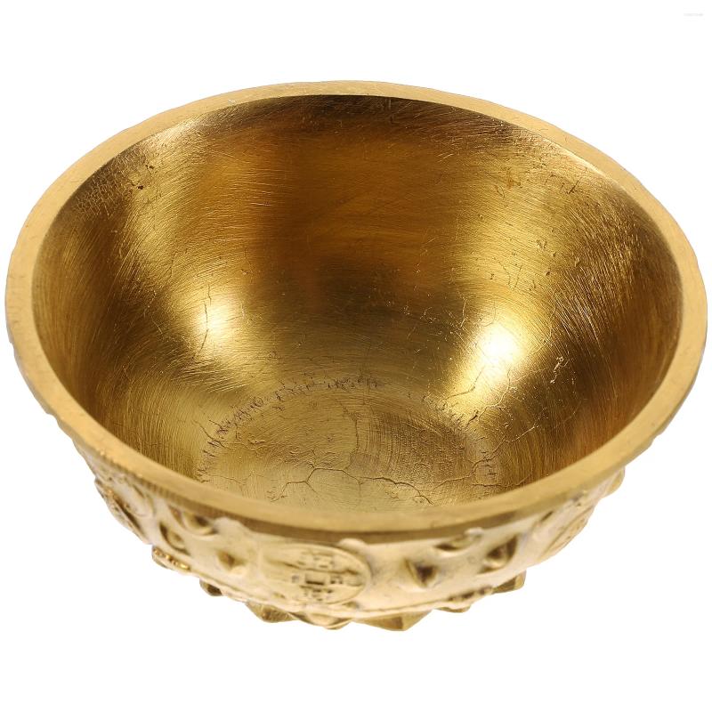 Schalen Gold Office Decor Treasure Bowl Dekorative Füllhorn Schätze Wasser exquisite Party Geschenkdekoration
