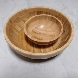 Cuencos para el hogar, cuenco para ensalada, cocina, arroz asiático, vajilla de madera de bambú, productos accesorios de estilo japonés