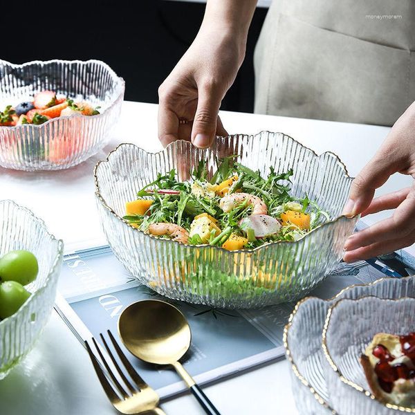 Bols Irrégulier Phnom Penh Verre Bol À Salade De Légumes Et De Fruits Vaisselle À Haute Température Fournitures De Cuisine Produits Ménagers