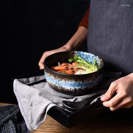 Kommen Japanse Keramische Kom Huishoudelijke Grote Ramen Rijst Noedelsoep Creatieve Servies Set Commerciële Salade