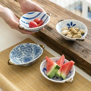 Kommen Japanse keramische fruitkom bot china snack creatieve amfora saladebord servies keukenbenodigdheden