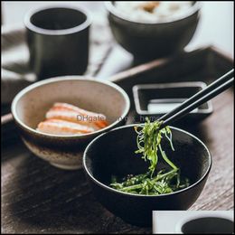 Kommen Japanse keramische huishoudelijke rijstkom sushi salade ontbijt el keuken servies