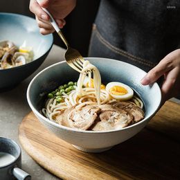 Bols Japonais Ramen Bol En Céramique Unique Nouille Ménage Salade Grand Créatif Spécial Restaurant Vaisselle Soupe