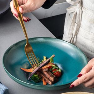 Bols bol à salade japonais en céramique grand chapeau créatif nouilles froides plat artistique commercial vaisselle belle bouche peu profonde salut
