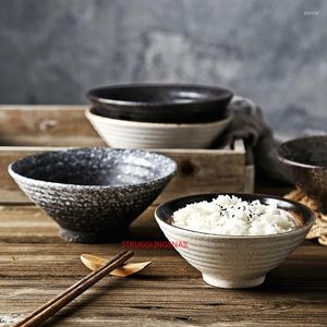 Kommen Japans tafelwerkkom huis rijst keramiek 8 inch grote ramen noedel multi specificaties soep