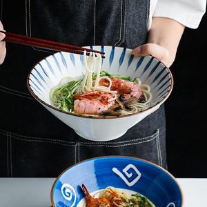 Bols Bol de légumes japonais 8 pièces salade riz nouilles soupe de fruits four à micro-ondes vaisselle en céramique