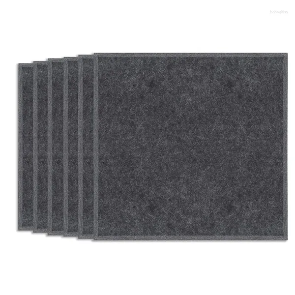 Tazones JFBL 6 PCS Paneles de absorción acústica Azulejos de cerámica biseladas para aislamiento de sonido casas adecuadas, etc.