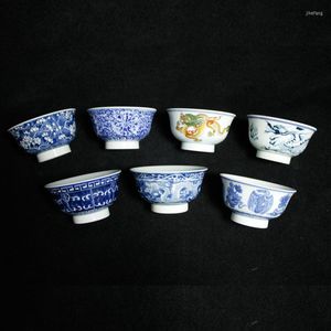 Kommen jingdezhen blauw en wit 4,3 inch rijstkom