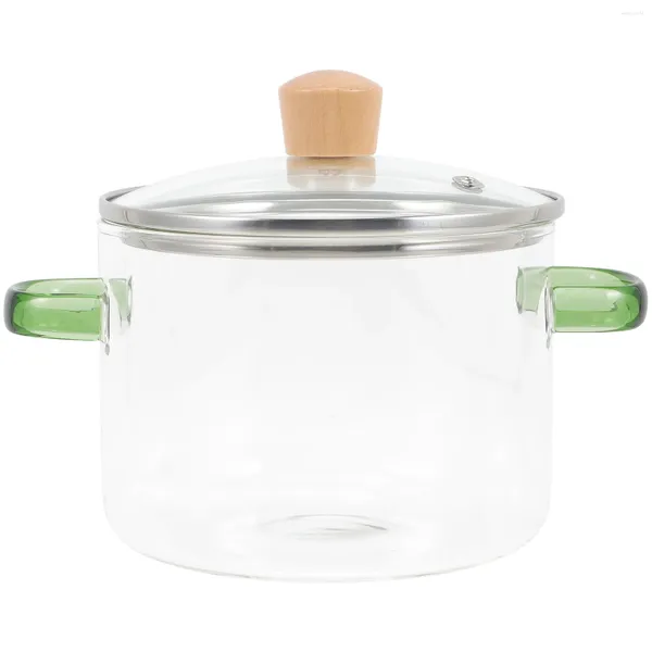 Bols de cuisine en verre de cuisine ustensiles de cuisson ustensiles de poulet de pot à chaleur en bois pour la chaleur pour