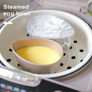 Tazones Tazón para servir de cocina Juego de vaporizador de acero inoxidable versátil para mezclar huevos escalfados Apto para lavavajillas duradero