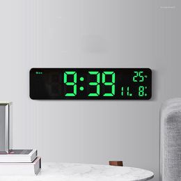 Bols LED réveil numérique contrôle vocal température humidité affichage horloges de bureau maison Table décoration intégrée