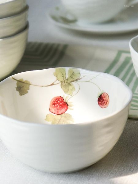 Cuencos Lucy Garden Bone China Bowl 5 Set de regalo High-End