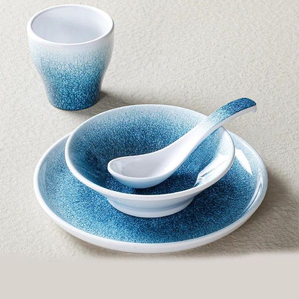 Bols vaisselle en mélamine Restaurant Imitation porcelaine petit bol de riz