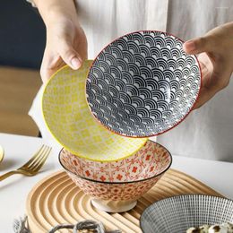 Bols de style nordique riz japonais céramique 5,5 pouces nouilles durables lave-vaisselle durable