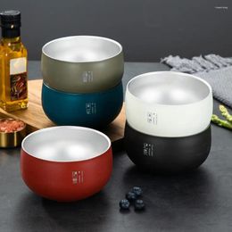 Bols Practical Bowl Easy Facile to Netter Salade avec couvercle Gadget de cuisine au style japonais anti-scalding