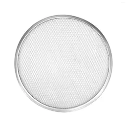 Kommen Professionele Ronde Pizza Oven Bakplaat Barbecuerooster Anti-aanbak Mesh Net (12 Inch)