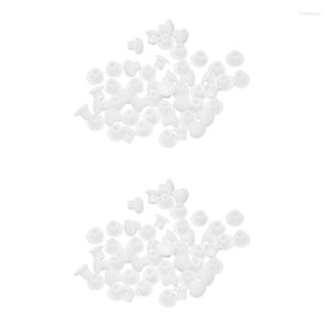 Promotion bols ! Couvercle rond en plastique à vis, 100 pièces, blanc, pour trou de 5Mm de diamètre