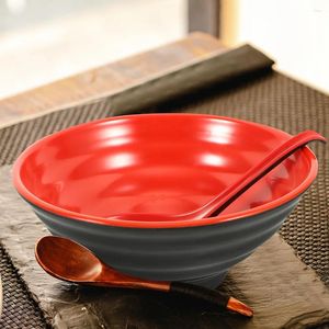 Bols Ramen Bowl Set Big Style japonais El Cuisine Céramique Ménage Mélamine Riz