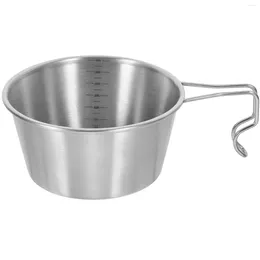 Bols Ramen pique-nique Camping tasse glisser à travers le filet cuisson pliable pour tasses à soupe en acier inoxydable accessoire de riz