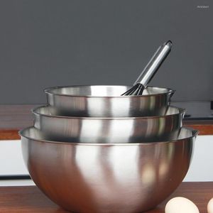 Bowls Scaled Mixing Bowl Stainless Steel Whisking For Knead Dough Salad Cooking Baking 20cm / 24cm /28cm