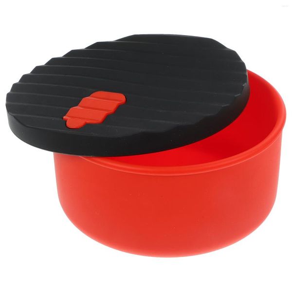 Cuencos Recipiente de silicona Recipiente de almacenamiento Sello 15X15X7.3CM Caja para guardar frutas frescas Gel de sílice Mantener al niño