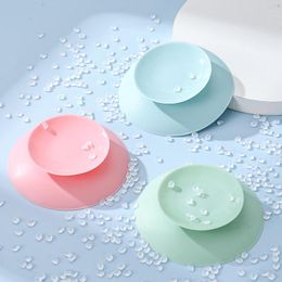 Bols Silicone ventouse bol anti-chute tampon Durable Double face grande surface trois couleurs en option cuisine vaisselle