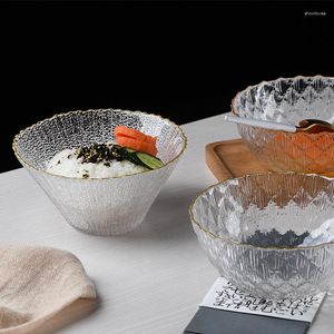 Kommen Eenvoudig Keukengerei Glas Salade Rijst Huishoudelijke Soep Groothandel Desserts Instant Noedels Creatief