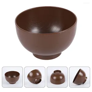 Bols Petit bol à soupe en céramique Ramen Riz japonais Style délicat Récipient pratique en plastique