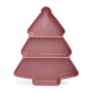 Bols Bowls Toddler Christmas Shape Aspates Asplates Gift Cup non glissée pour l'année d'anniversaire