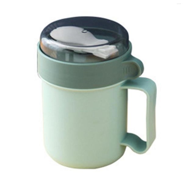 Bols tasse à soupe au café de voyage avec poignée, tasse de petit déjeuner Durable résistante aux hautes températures pour la cuisine à domicile salle à manger TS1