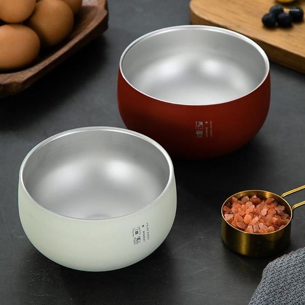 Bols Récipient à salade utile Double couche Ramen Bowl -Stockage de qualité Style japonais Mélange Gadget de cuisine