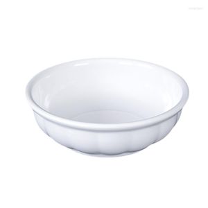 Bols Blanc Vaisselle Bol En Plastique Imitation Porcelaine Grand Pot À Soupe Commercial Grand