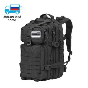 Bowtac 50L Sac à dos tactique militaire en plein air grande capacité armée armée 3P imperméable à rucksack randonnée camping chasse sacs de voyage 220104