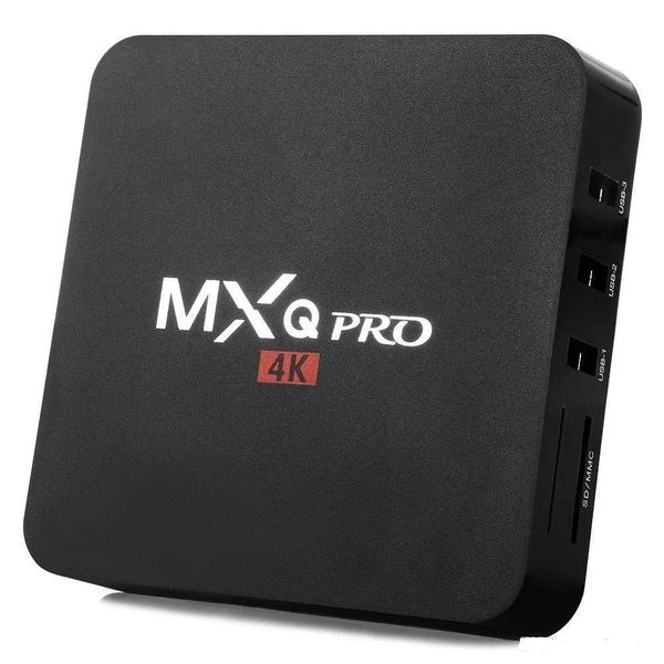 Boîte 1GB + 8GB MXQ Pro 4k Android TV Box amlogic s905w Quad Core Android7.1 TX3 Mini Smart TV BOX MINI décodeur