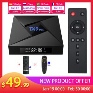 Box 2022 Nouveau TX9 Pro Smart TV Box Octa Core Android7.1 AMLOGIC S912 2 Go 16 Go 2,4G WiFi 4K HD Media Player