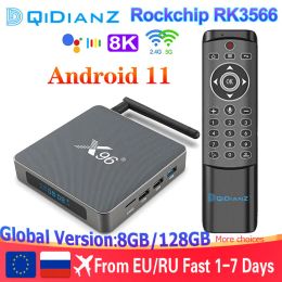 Box 2022 TV Box Android Smart TV Box X96 X6 Android 11 Amlogic S905X4 8k Double WiFi BT Media Player Play Fast TV Set Top Box