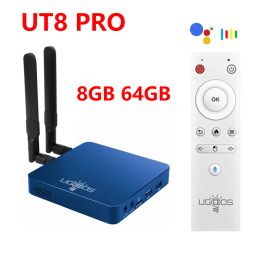 Box 2022 UgoOS UT8 Pro 8GB 64GB RK3568 Android 11 TV Box WiFi 6 1000m LAN BT5.0 SET TOPBOX 4K MEDIA Player UT8 4G 32G Vs AM6B Plus