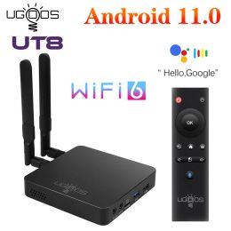 Box 2022 Ugoos UT8 Pro TV Box Android 11 DDR4 8GB RAM 64GB UT8 4GB 32 GB RK3568 WIFI6 1000M 4K Media Player UT8 Smart Set Topbox