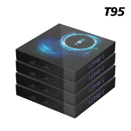 Box 4 PCS Groothandel T95 TV Box Android 10 Allwinner H616 16G 32G 64G ROM TVBOX 2.4G 5G WIFI HDR 6K Media Player Set Top