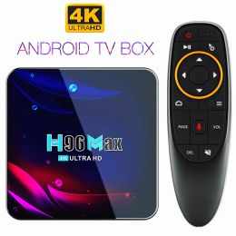 Box 4K Android TV Box Quadcore Streaming Media Player Google Play Applications de clip de jeu 10000+