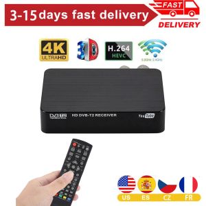 Box 4K Ultra HD 1080P Digitale DVBT2 TV Box Mini Multifunctionele tv -ontvangerset Topbox Media Player voor PVR Timeshift