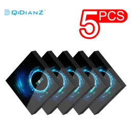 Boîte 5 PCS T95 Smart Android TV Box Android 10 6K H616 Quad Core Media Player Play Store Fast Fast Smart TV Box Set Top Box