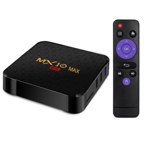 Box 6K TV Box MX10 Max Android 9 TVBox RK3318 Quad Core 4GB 32GB 64GB 2.4G WIFI USB3.0 Ondersteuning 6k*4K H.265 Smart Media Player vs Pro