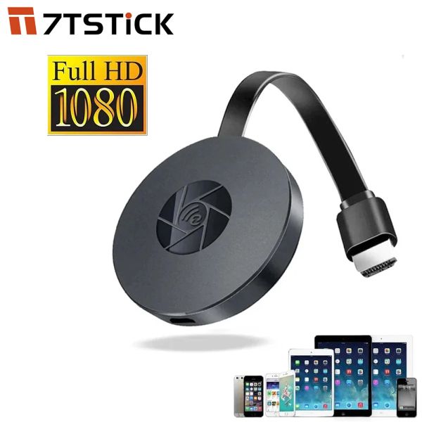 Box 7T Stick G2 TV Stick 1080p TV Dongle Receiver Chromecast pour Mirascreen Display HDMICOBATIBLE Mirror Screen pour Android iOS