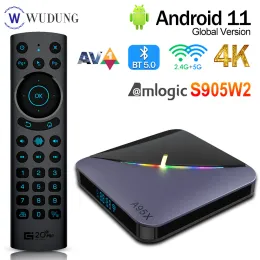 Box Android 11 A95X F3 Air II TV Box Amlogic S905W2 4G 32G 64G RGB BT5.0 2.4G 5G WiFi 4K HDR Media Player Set Top Box vs A95XW2