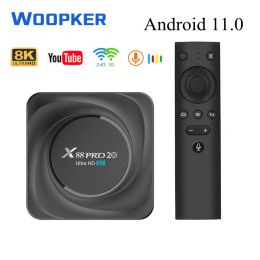 Box Android 11 TV Box X88 Pro 20 8GB RAM 128GB ROM ROCKCHIP RK3566 2.4G 5.8G WIFI BT 4.2 Ondersteuning 8K YouTube Google Voice Set Top